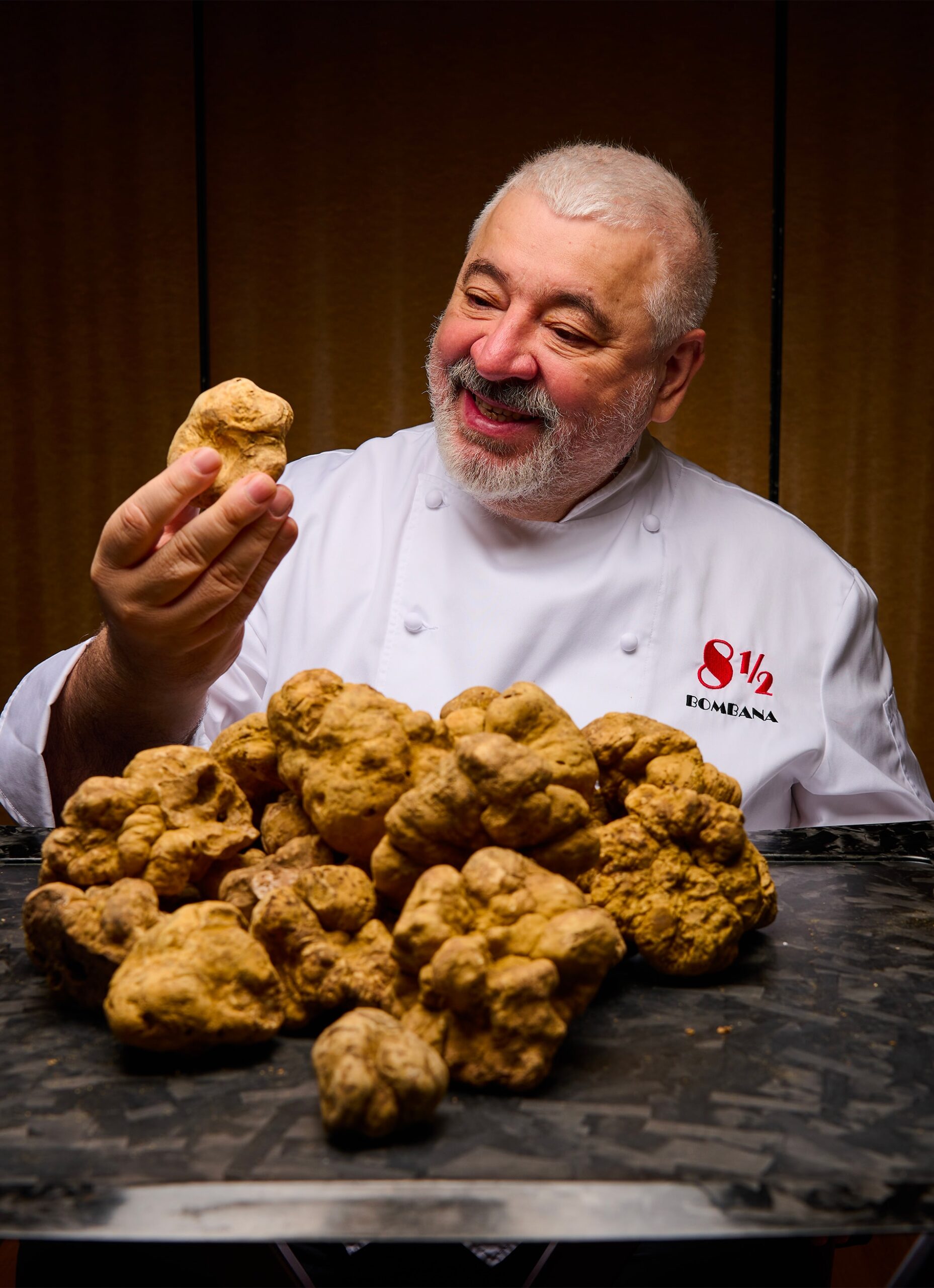 Chefs of the restaurant 8 1/2 Otto E Mezzo Bombana