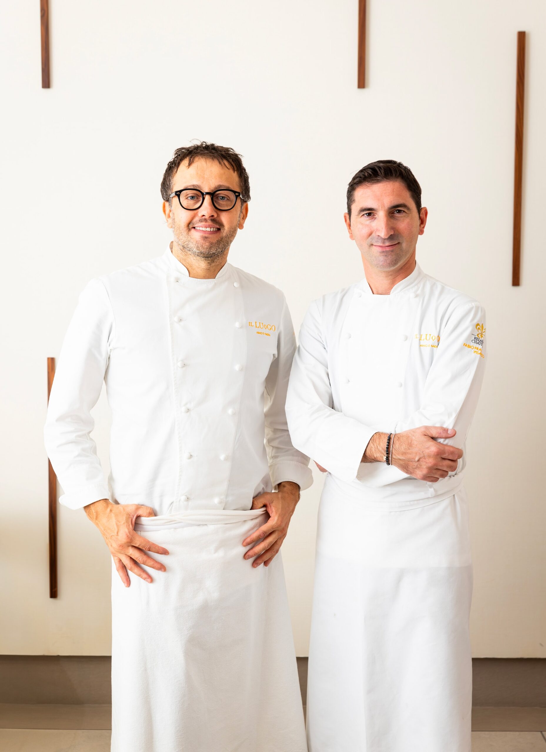 Chefs of the restaurant Il Luogo Aimo E Nadia