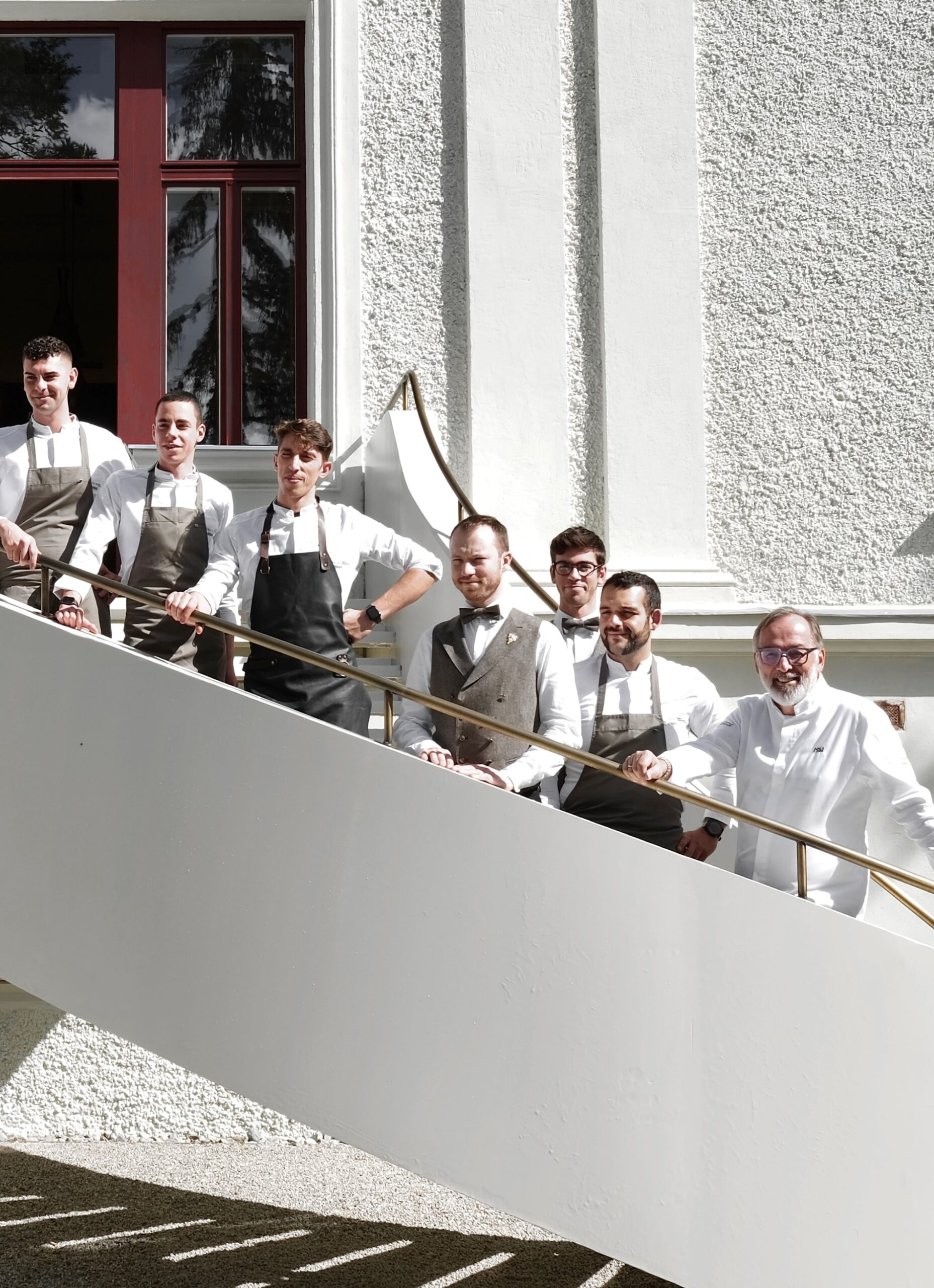 Chefs of the restaurant atelier moessmer