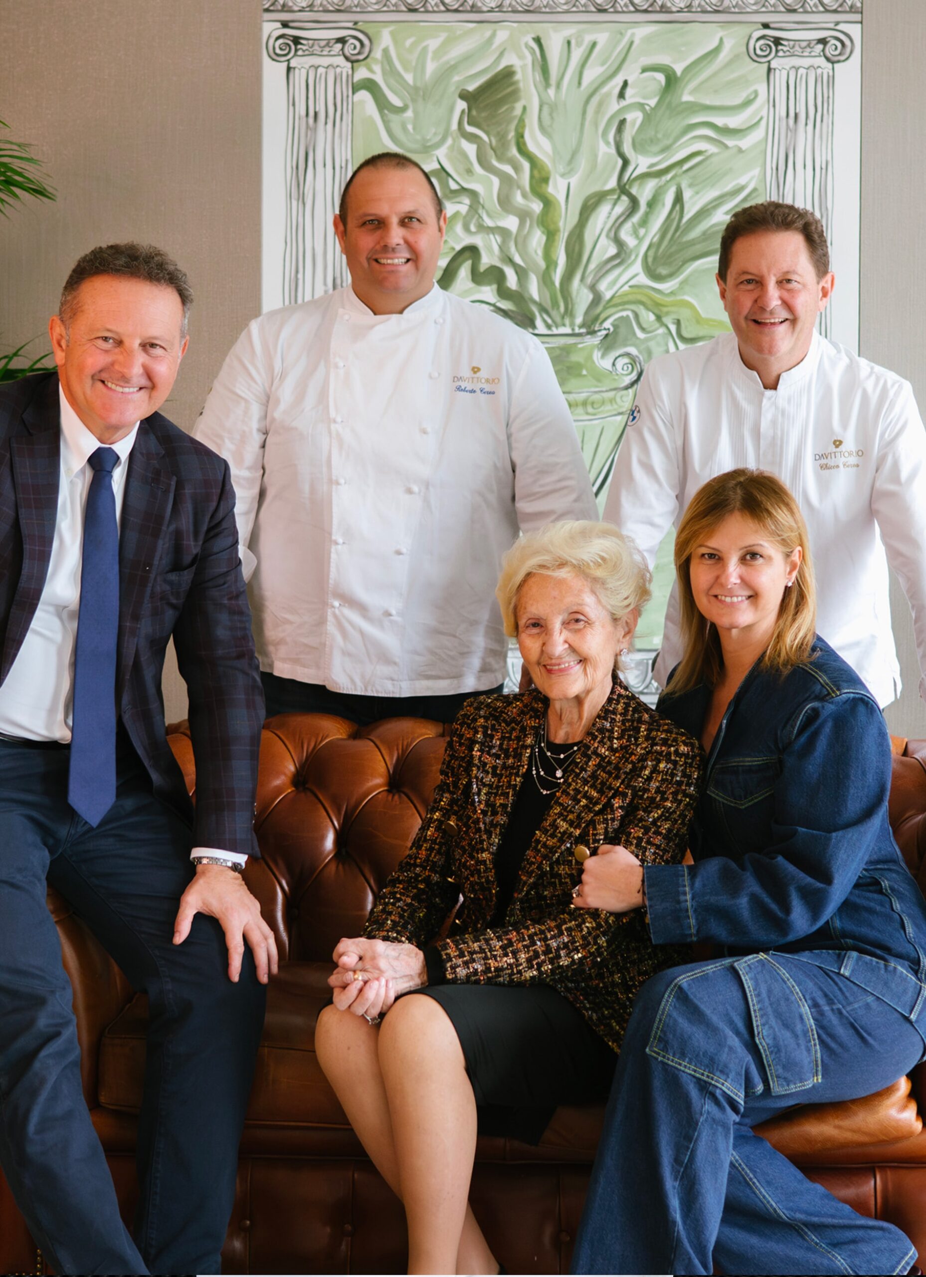 Chefs of the restaurant Da Vittorio