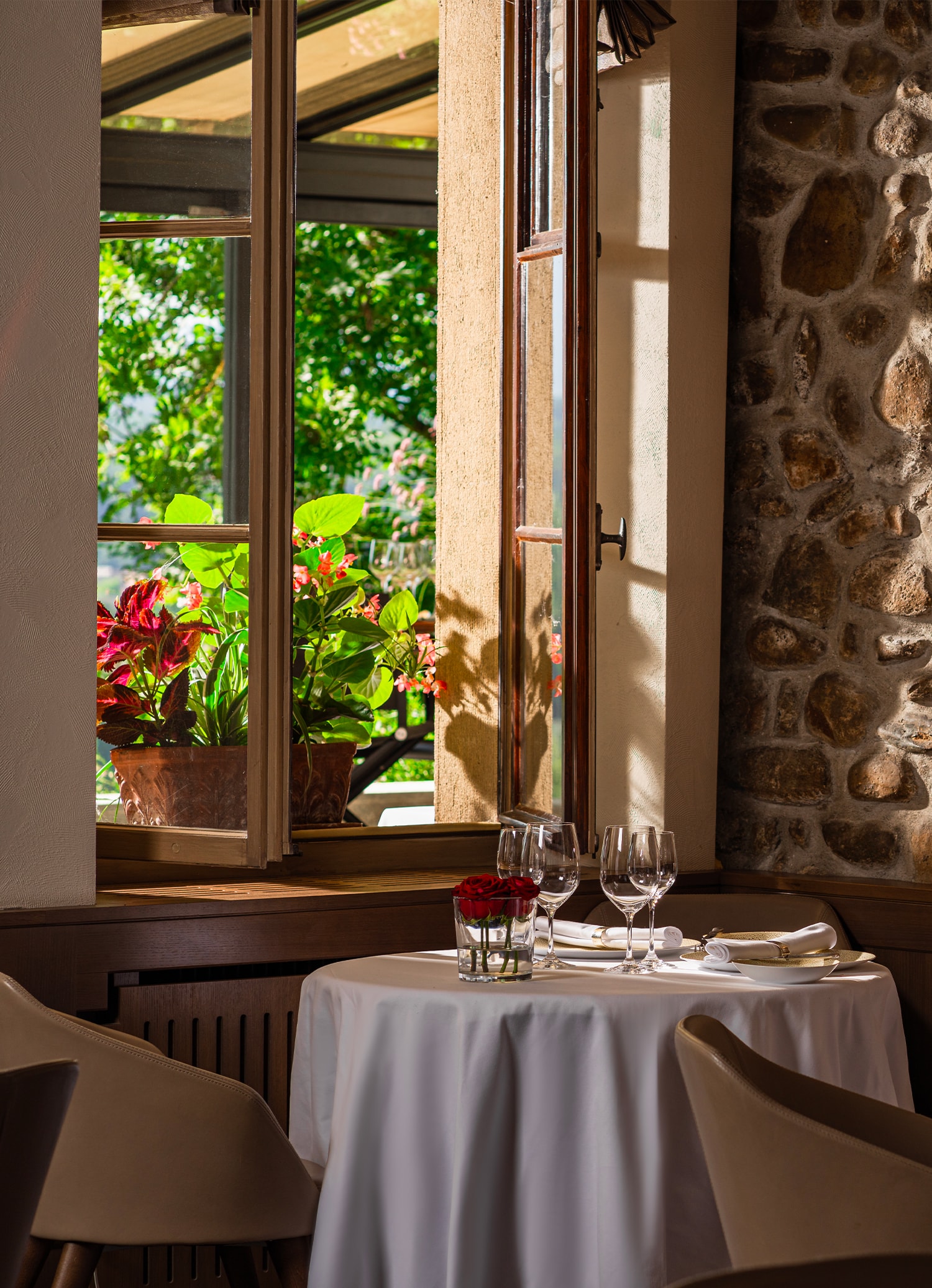 Domaine De Châteauvieux - Intérieur du Restaurant