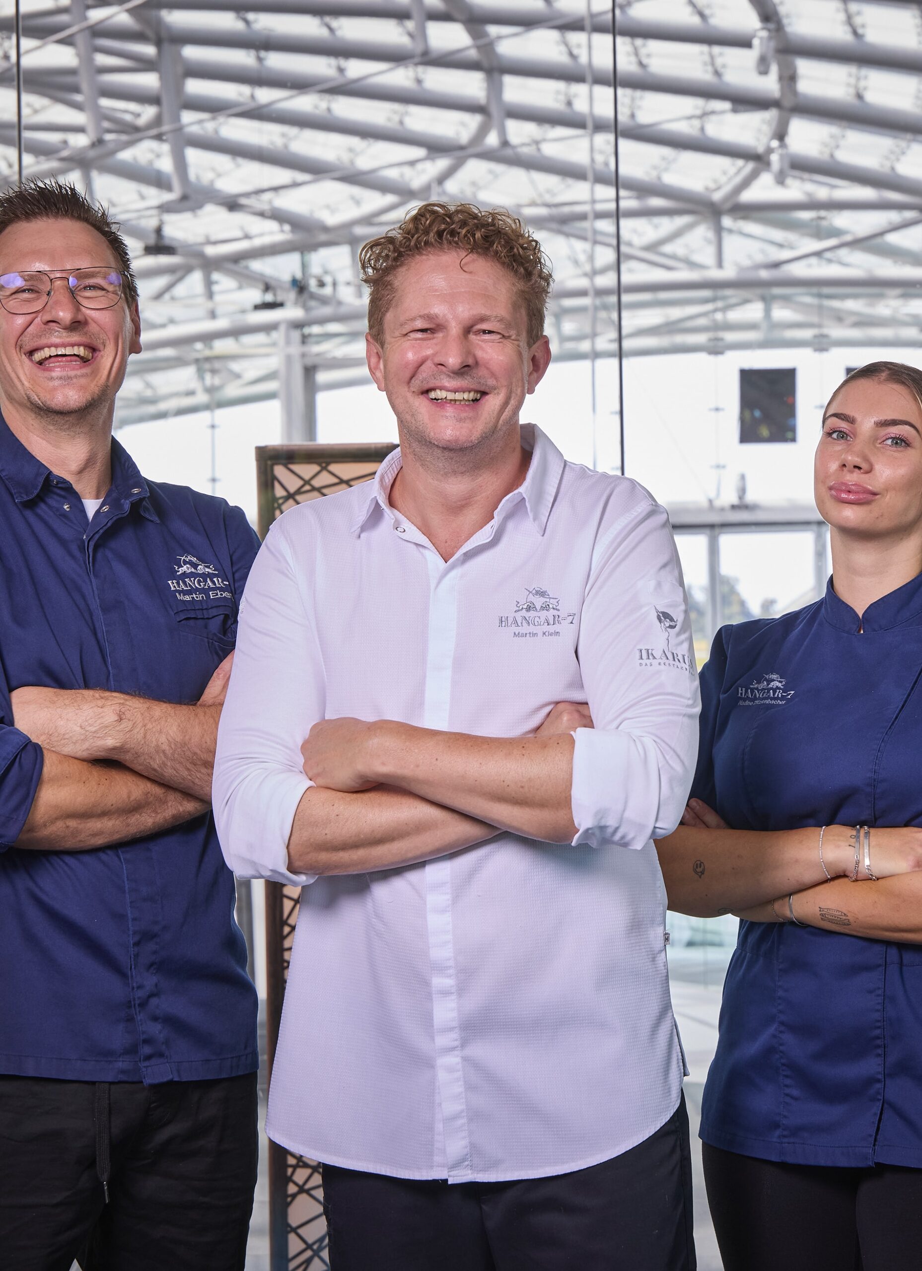 Chefs du restaurant Ikarus