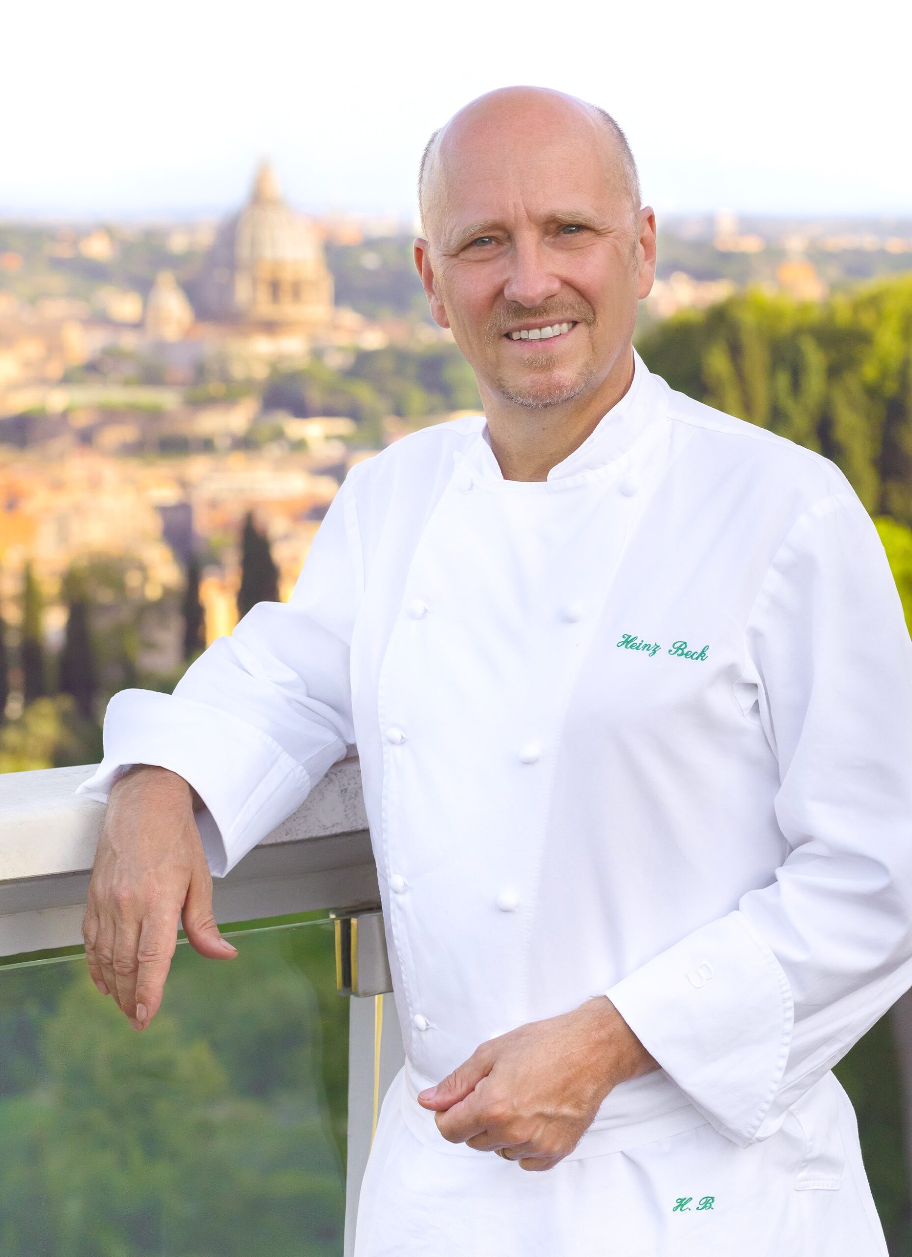 Chefs of the restaurant La Pergola