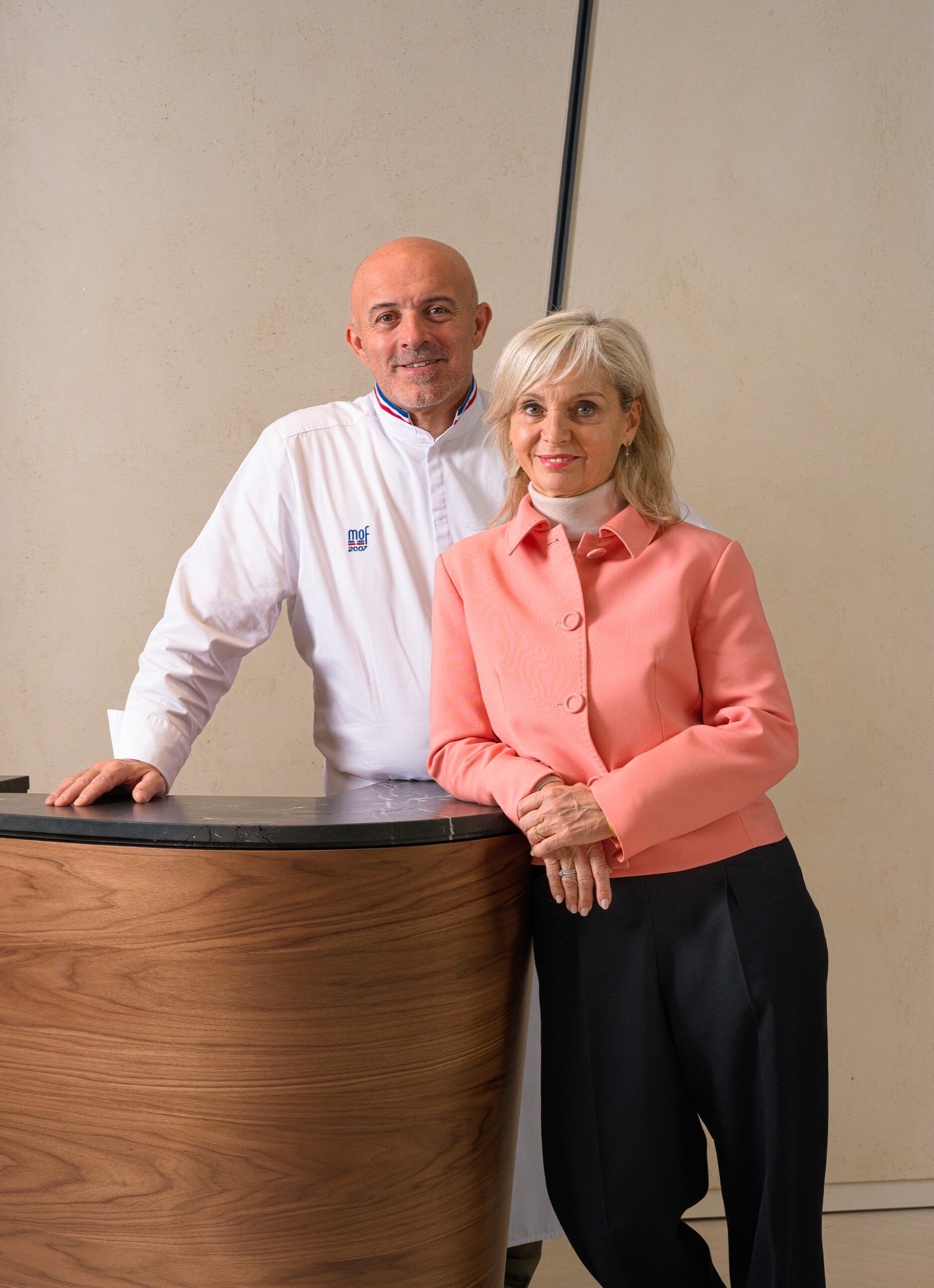 Chefs du restaurant La Table D’olivier Nasti