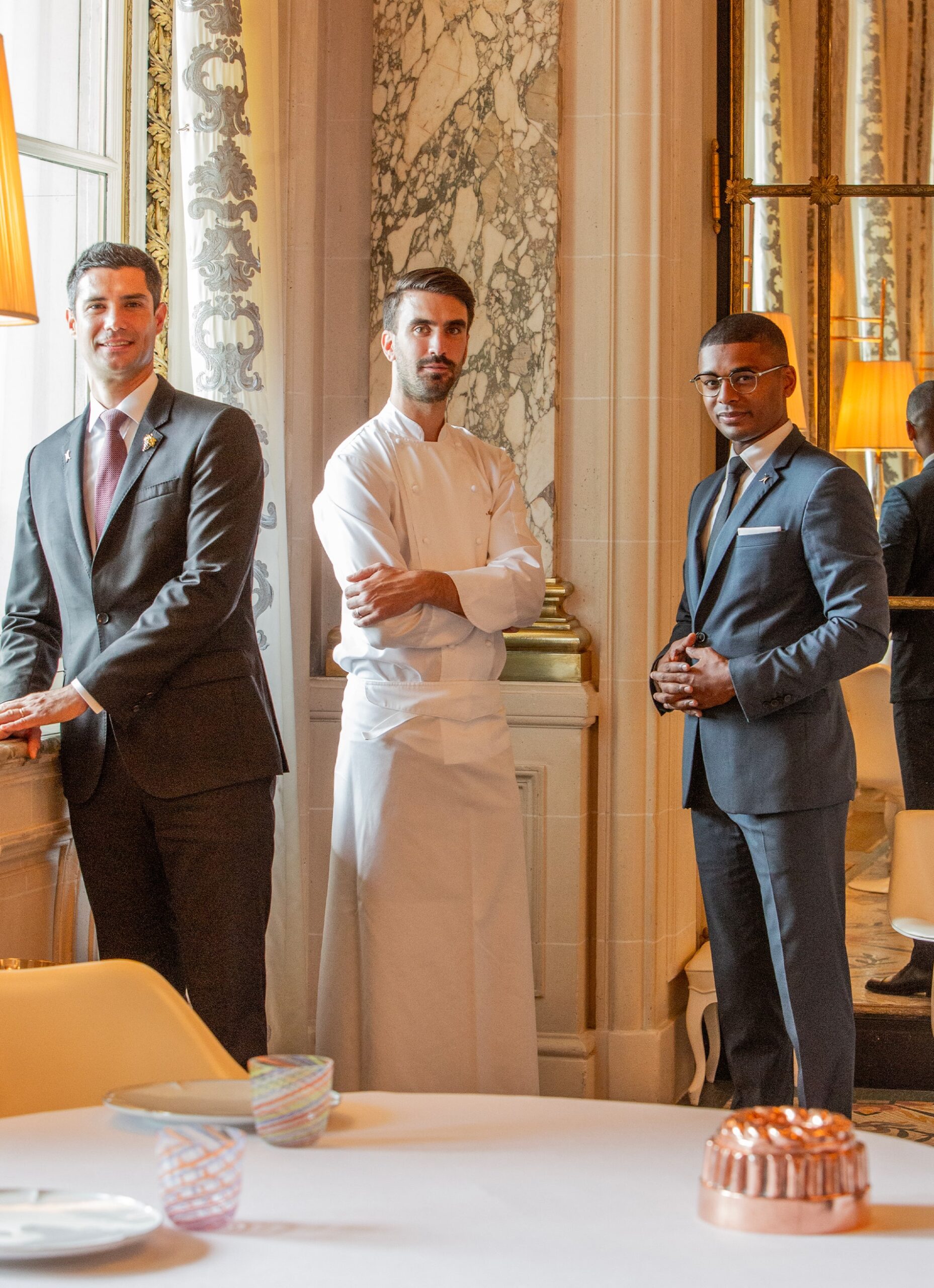 Chefs du restaurant Le Meurice Alain Ducasse