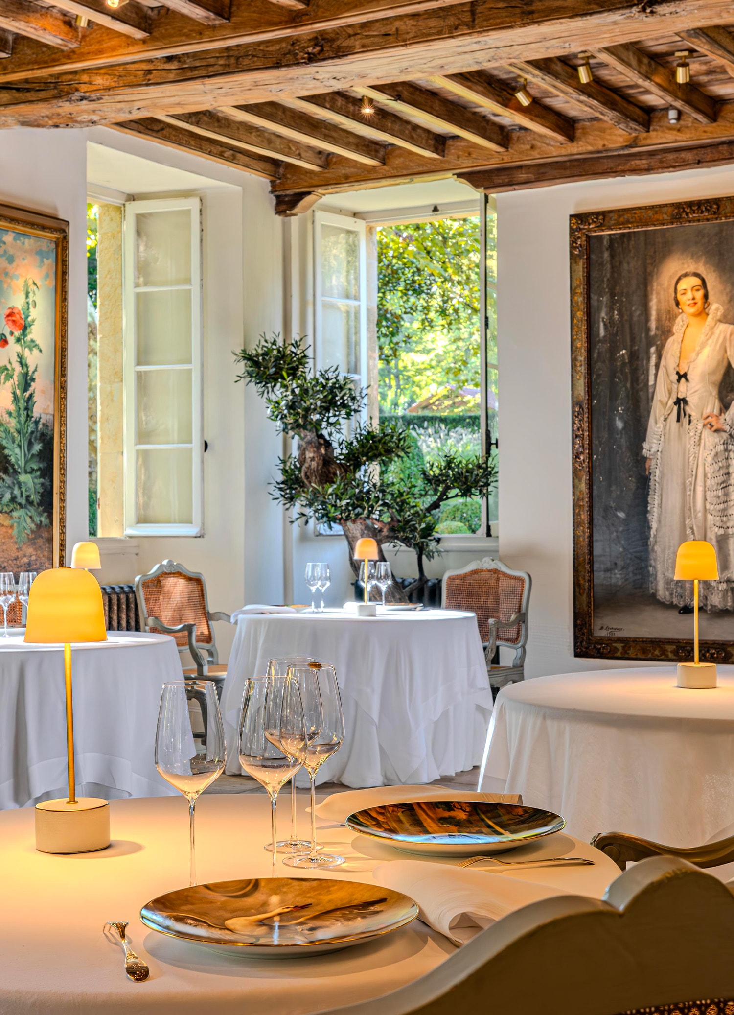 Les Prés D’eugénie - Restaurant Interior