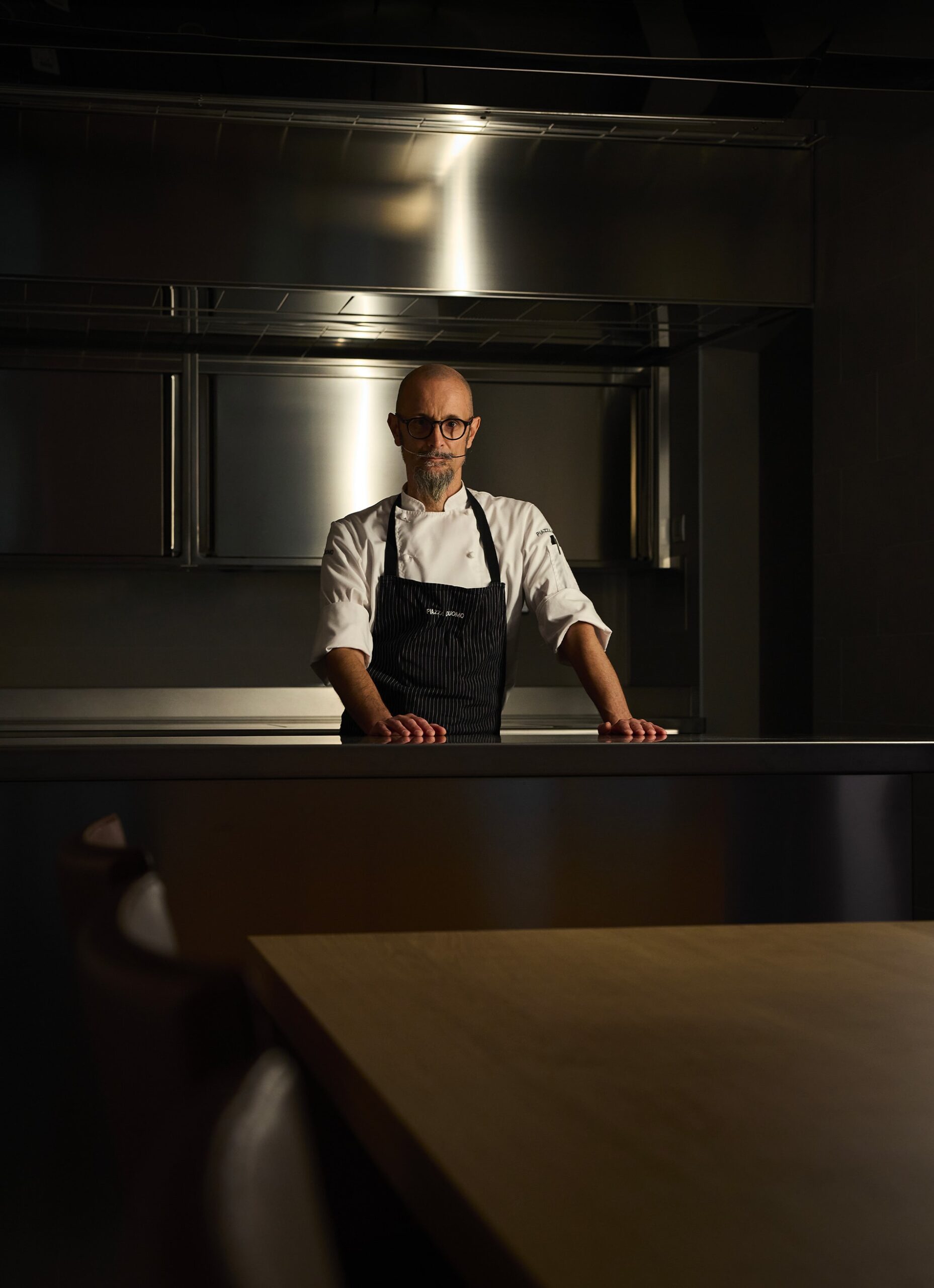 Chefs of the restaurant Piazza Duomo