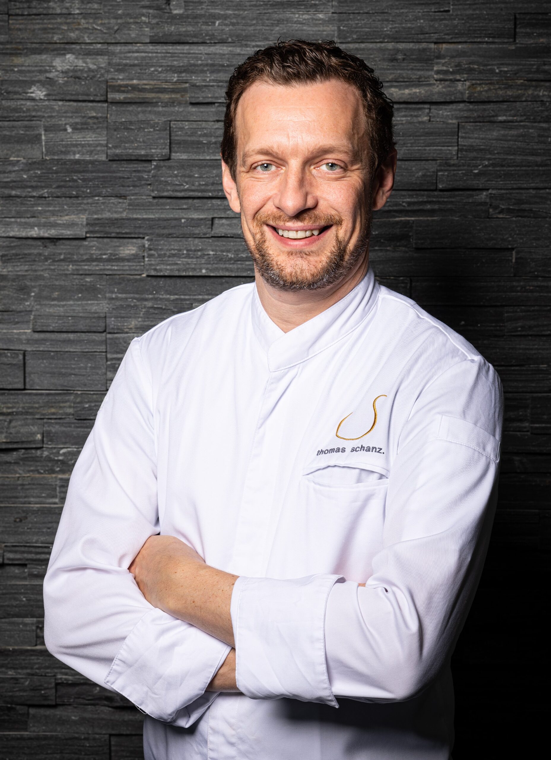 Chefs du restaurant Schanz. Restaurant.