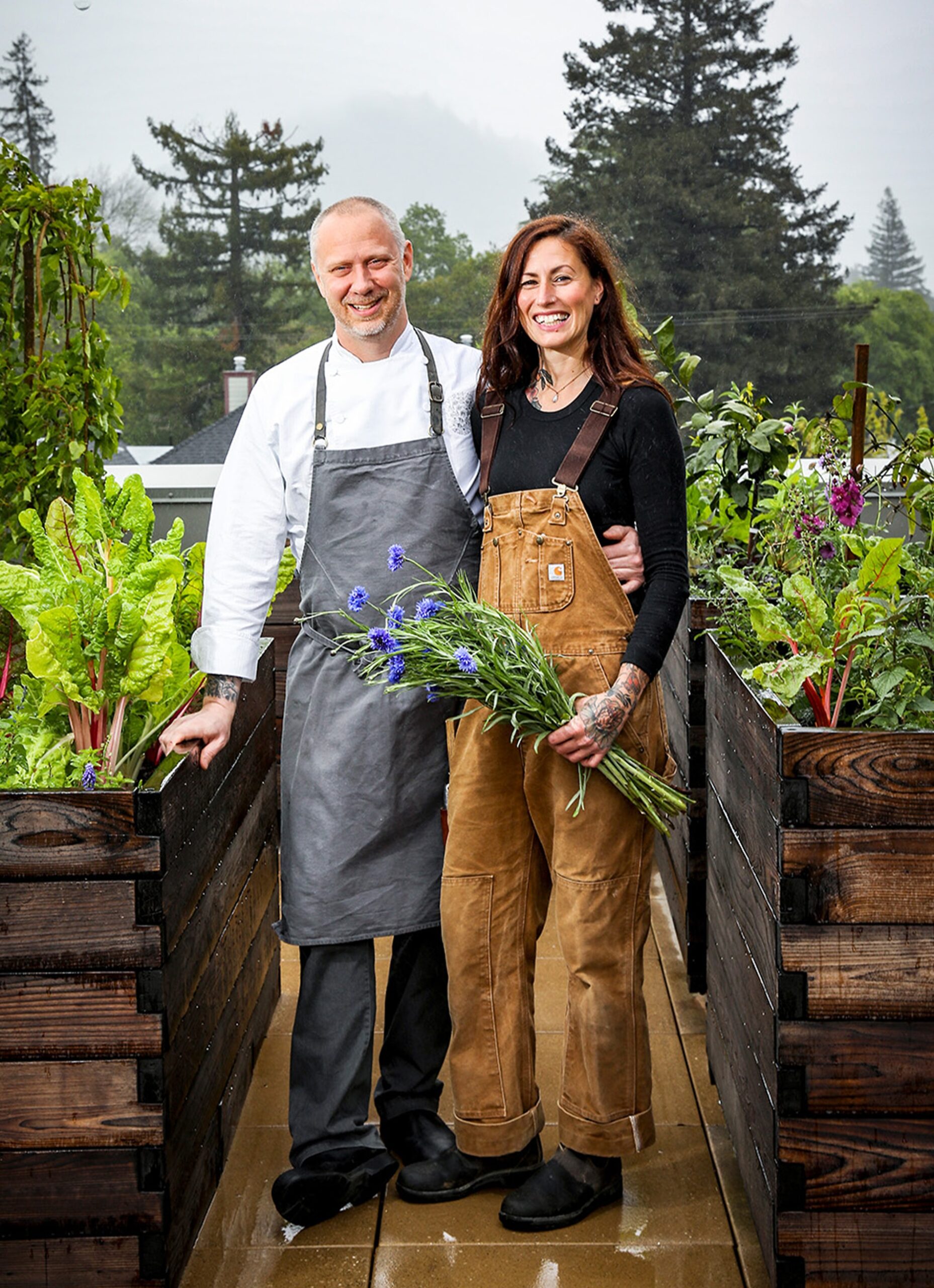 Chefs of the restaurant Singlethread