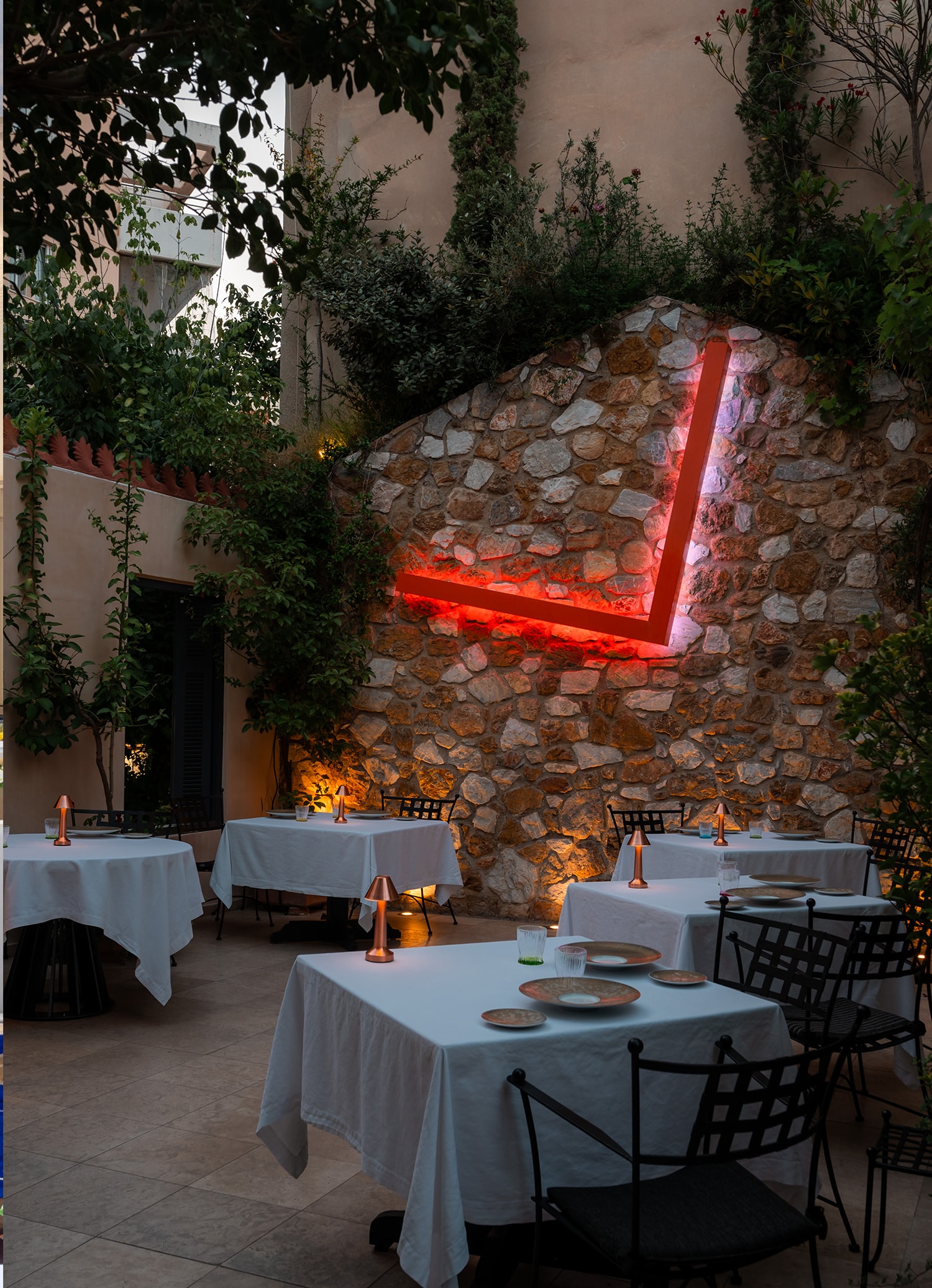 Spondi - Intérieur du Restaurant