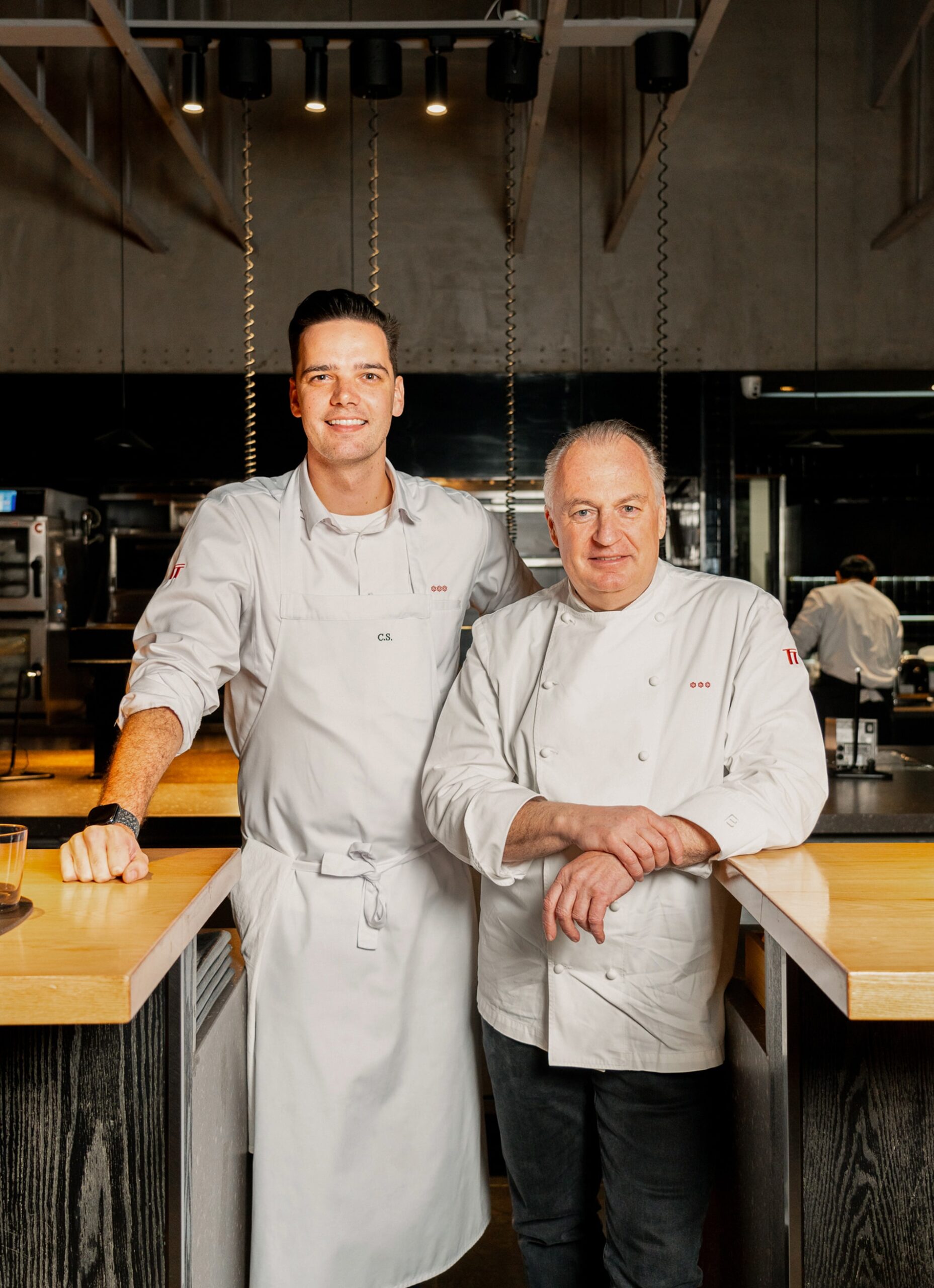 Chefs of the restaurant Taian Table