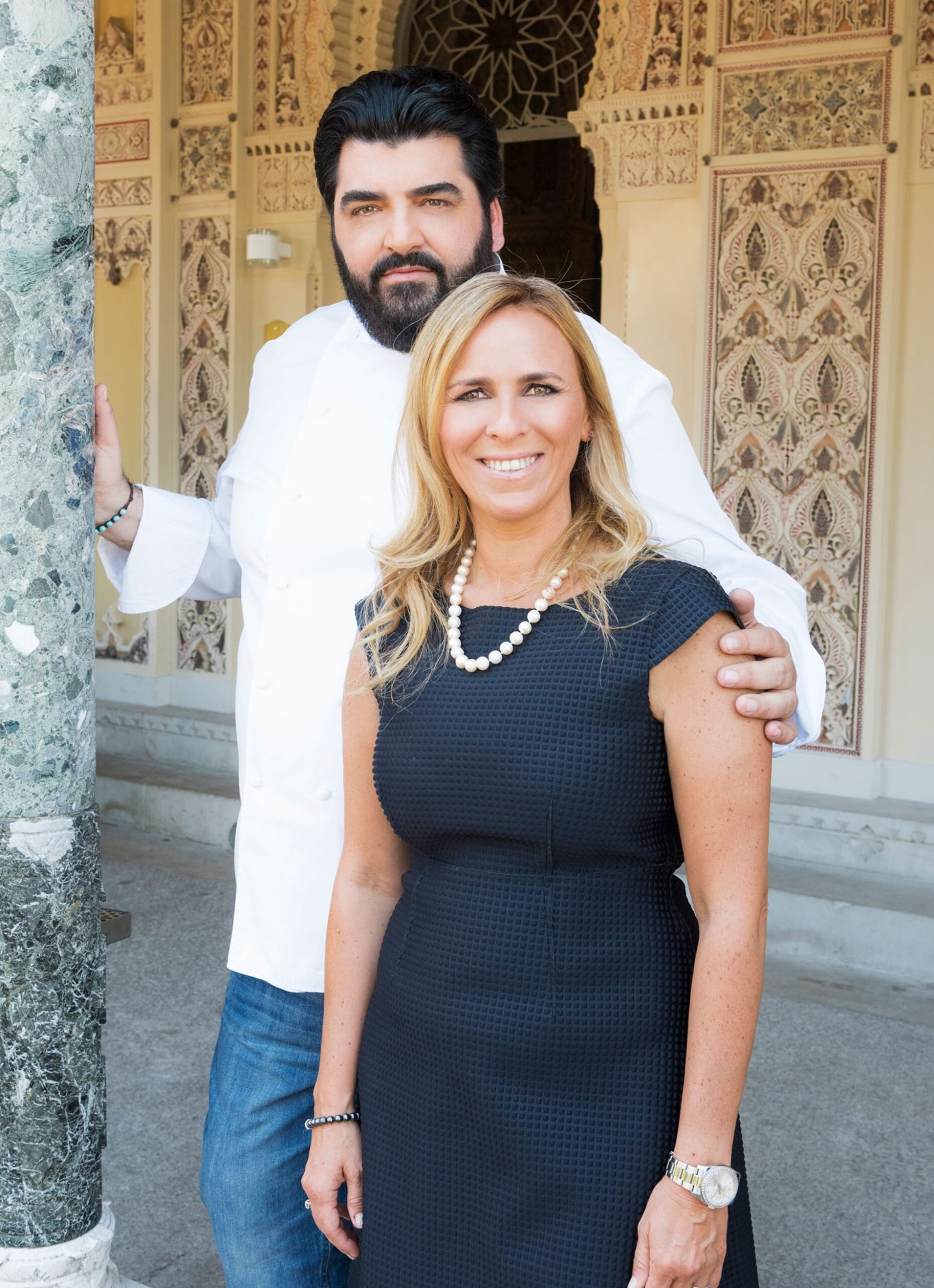 Chefs of the restaurant Villa Crespi