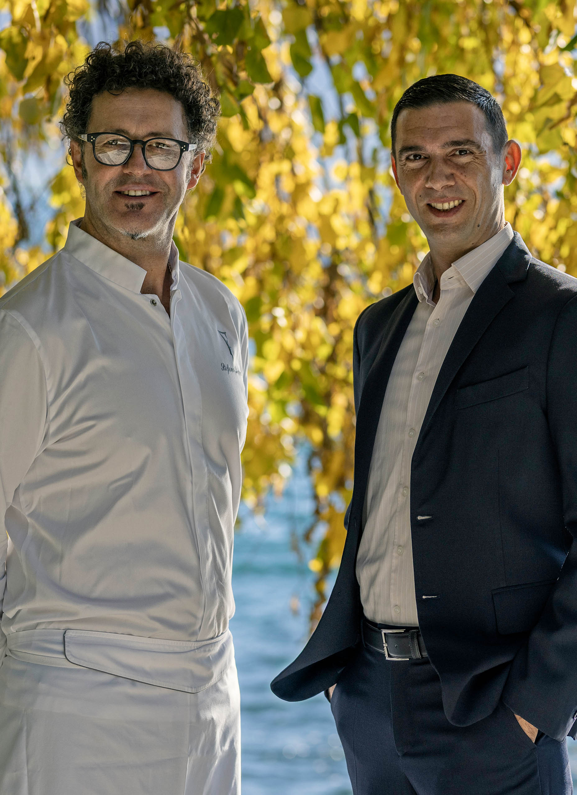 Chefs of the restaurant Villa Feltrinelli