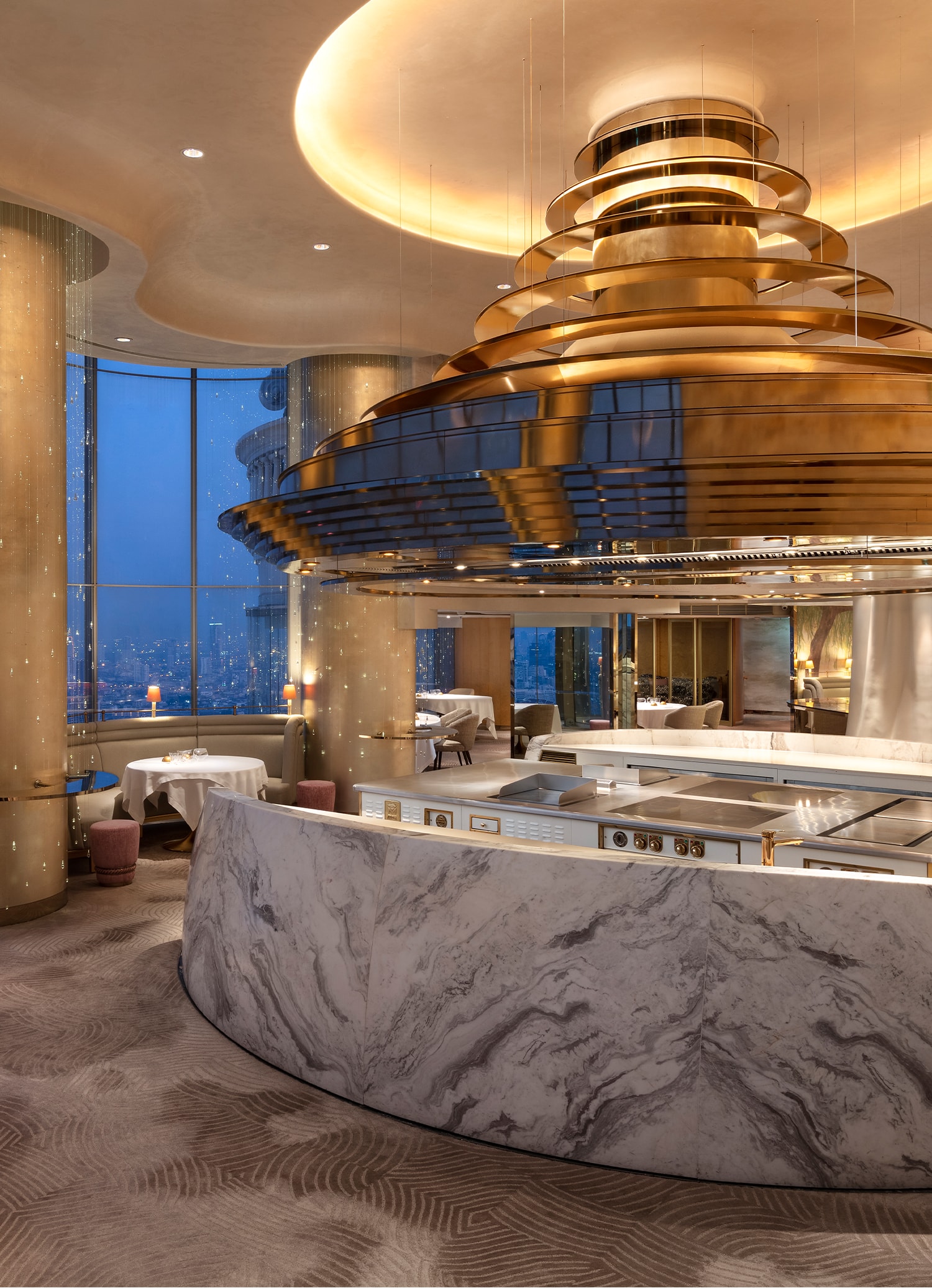 Chef’s Table By Lebua - Intérieur du Restaurant