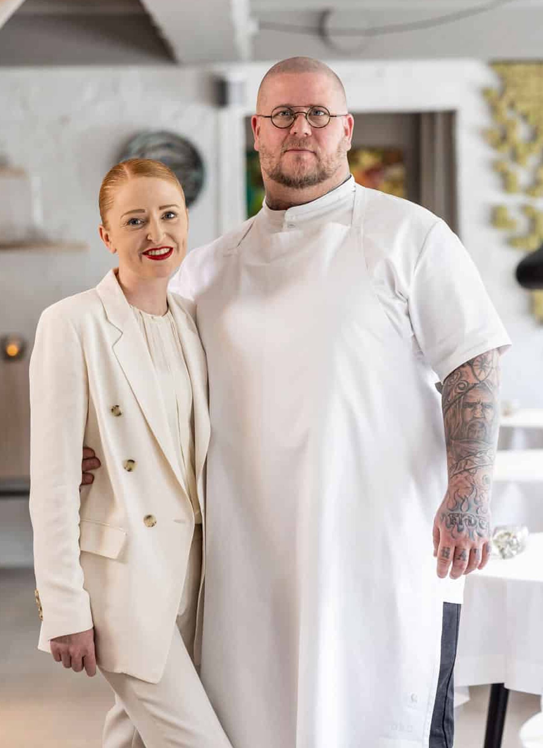 Chefs of the restaurant Jordnær