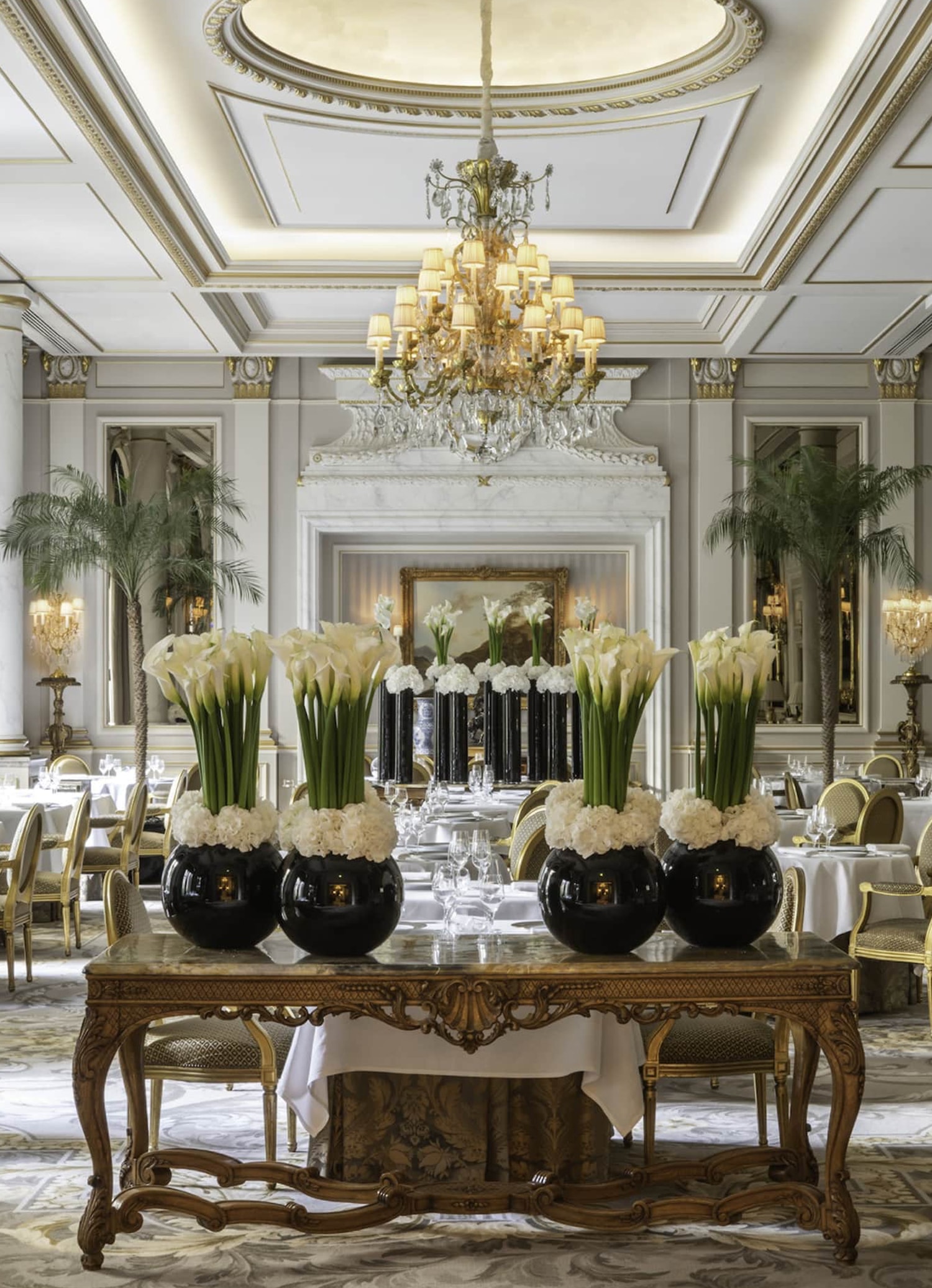 Le Cinq - Intérieur du Restaurant