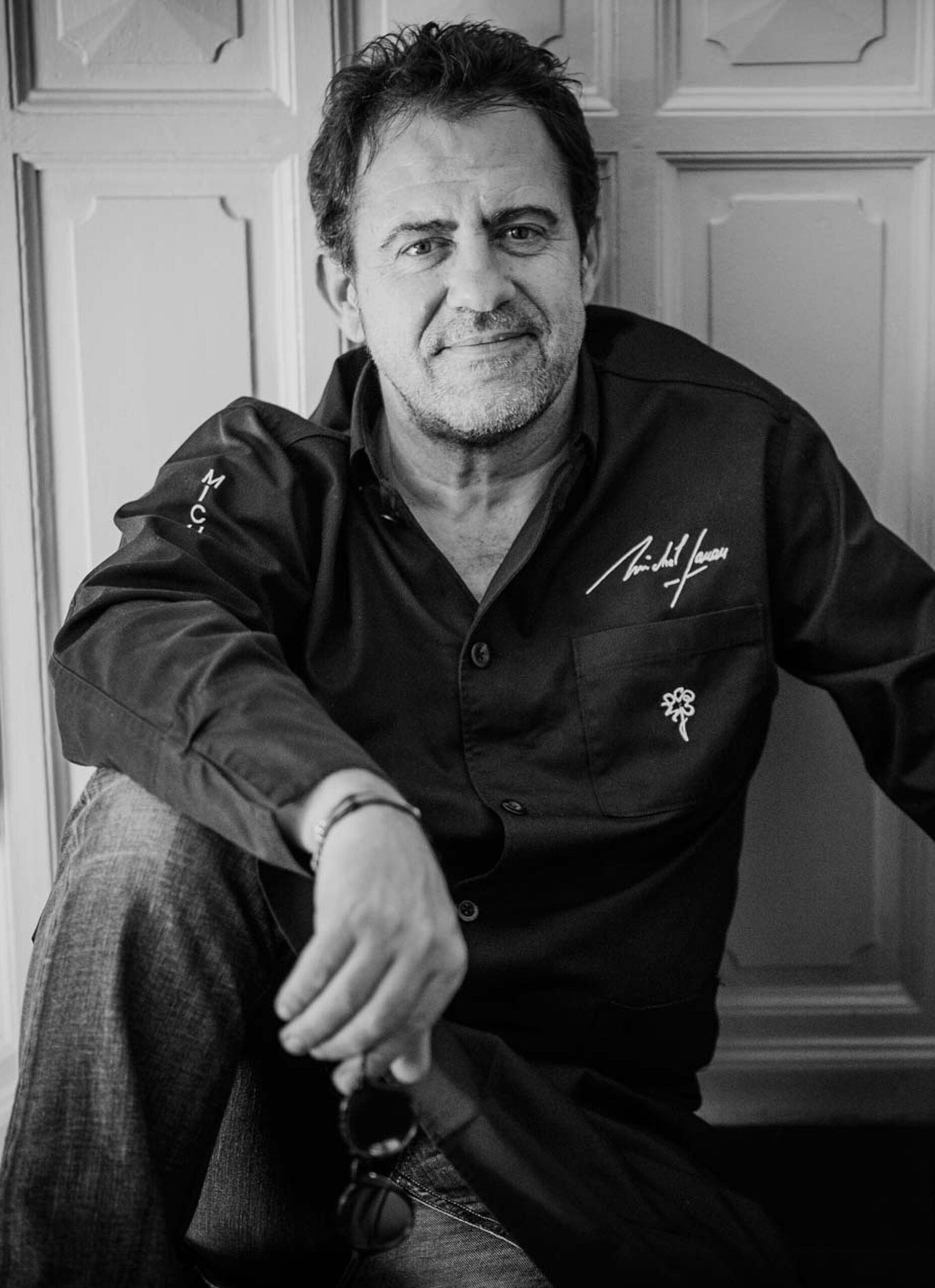 Chefs of the restaurant Michel Sarran